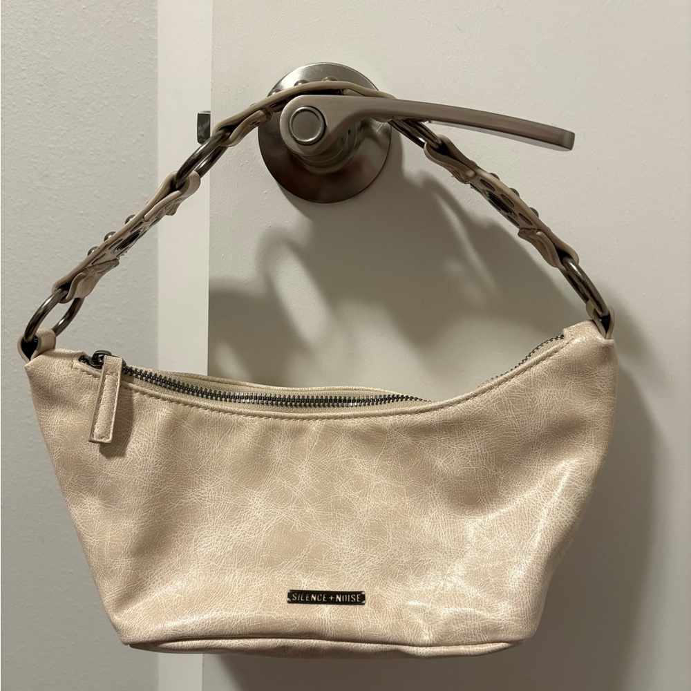 Silence + Noise Beige Shoulder Bag